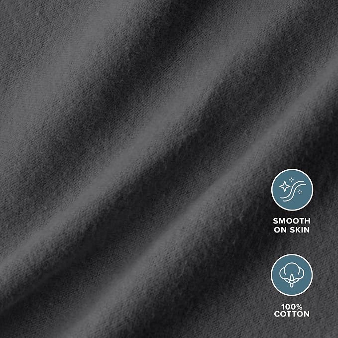 Bare Home Flannel Receiving Blanket, Premium 100% Cotton Flannel Blanket 6-Pack - Image 3