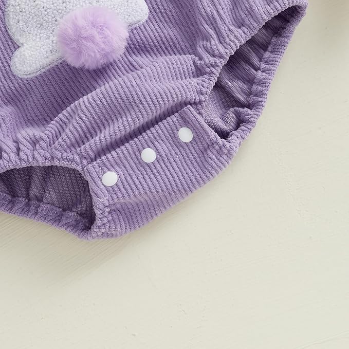 YINGISFITM My First Halloween Baby Girl Outfit Newborn Pumpkin Bubble Romper - Image 7