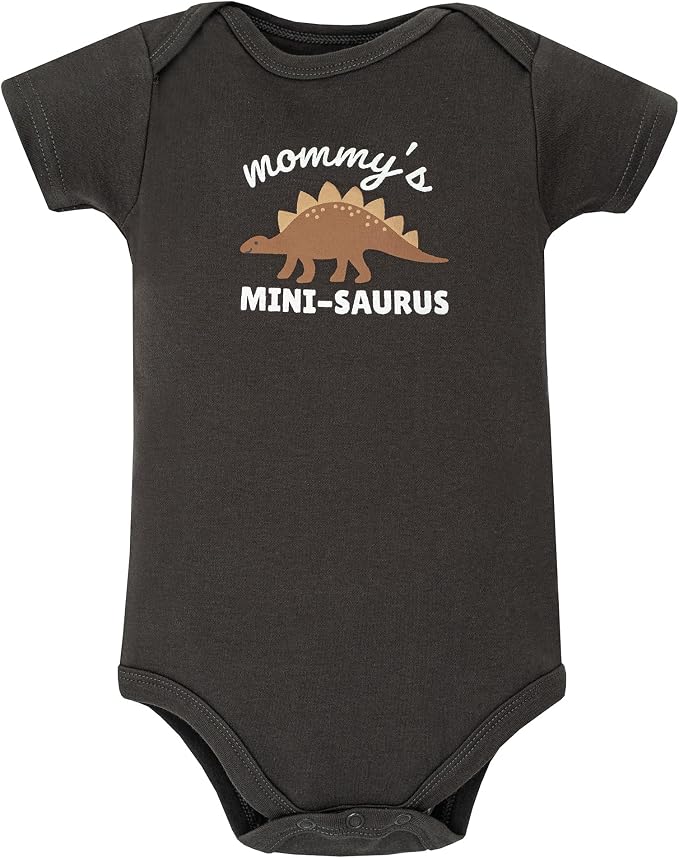 Hudson Baby Infant Boys Cotton Bodysuits 5-Pack - Image 7