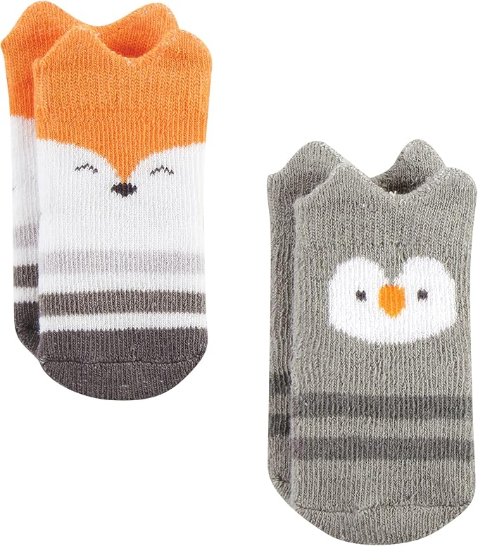 Hudson Baby Baby 8-pack Cotton Rich Newborn and Terry Socks - Image 3