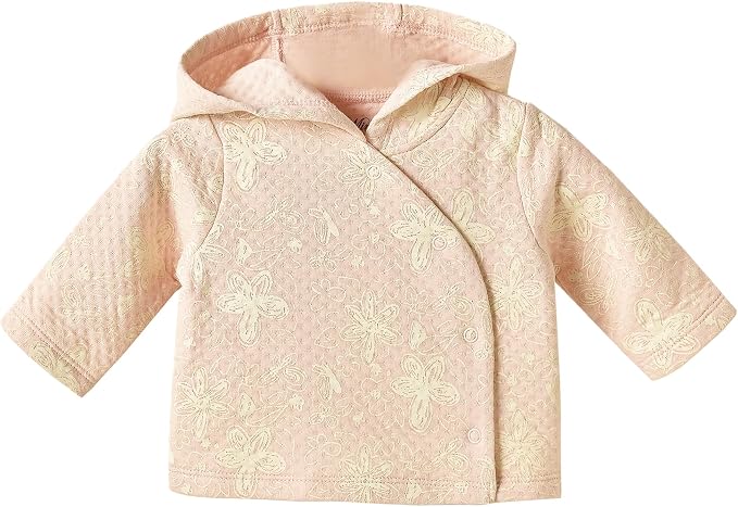 Baby Girl Jacket 0-12M, 100% Cotton Lightweight Comfortable Infant Jacket by Thisisminicocos