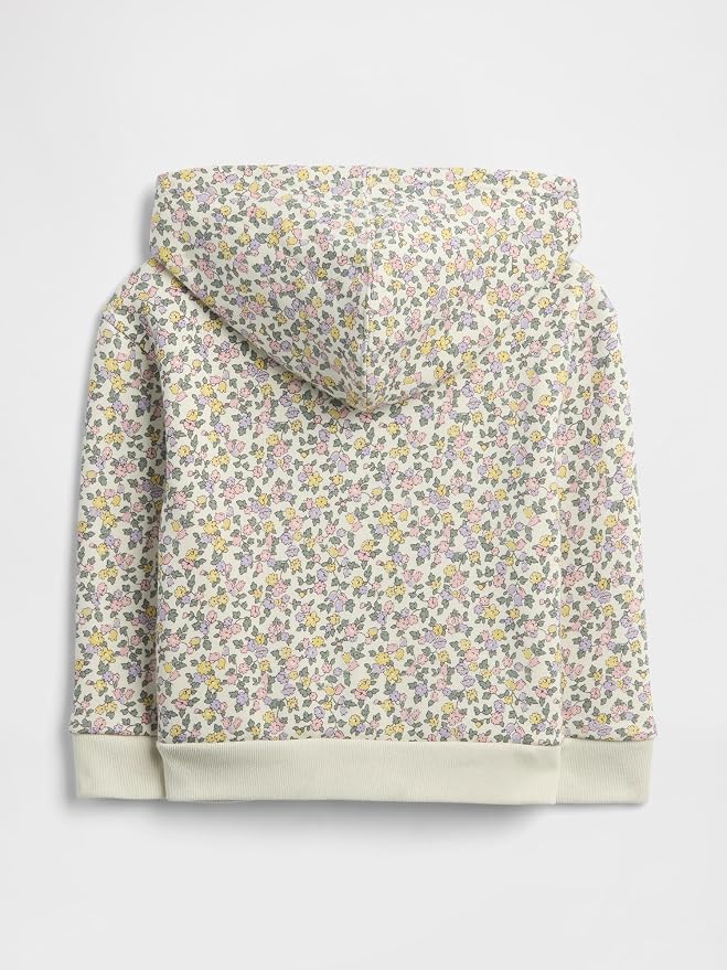 GAP Baby Girls' Logo Hoodie Hooded Full Zip Sweatshirt - Image 2
