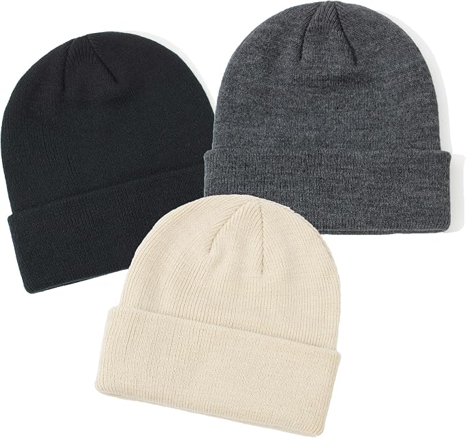 YMYDYFC Baby Beanie 3Pack Toddler Beanie Baby Winter Hats Boy&Girl 0-6Years | - Image 2