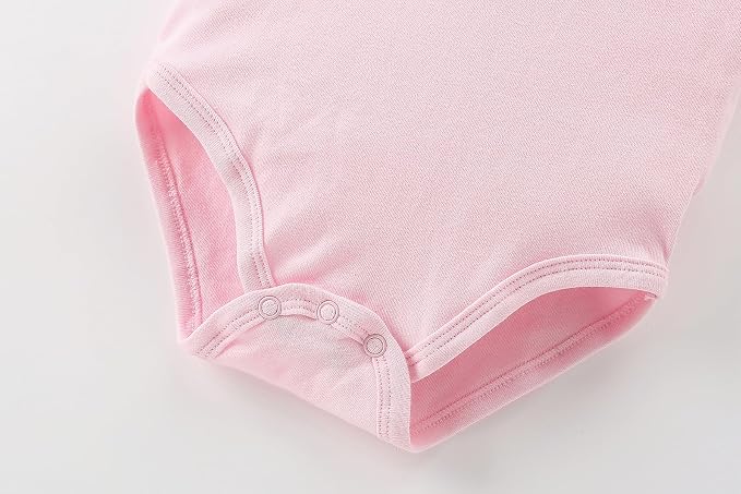 AIWUHE Unisex-Baby Short Sleeve Bodysuits Cotton One-piece Boy Girl Summer - Image 4