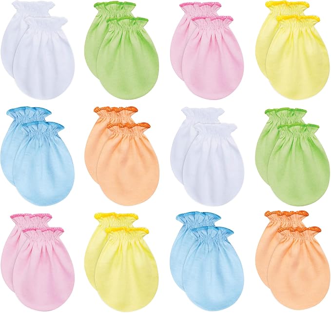 Baby Mittens No Scratch, Newborn Gloves 0-6M, Registry Essential by RATIVE