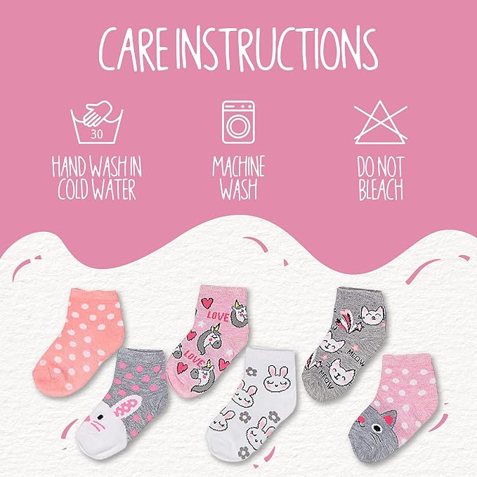 Cherokee Baby Girls' 12 Pack Shorty Ankle Socks - Image 4
