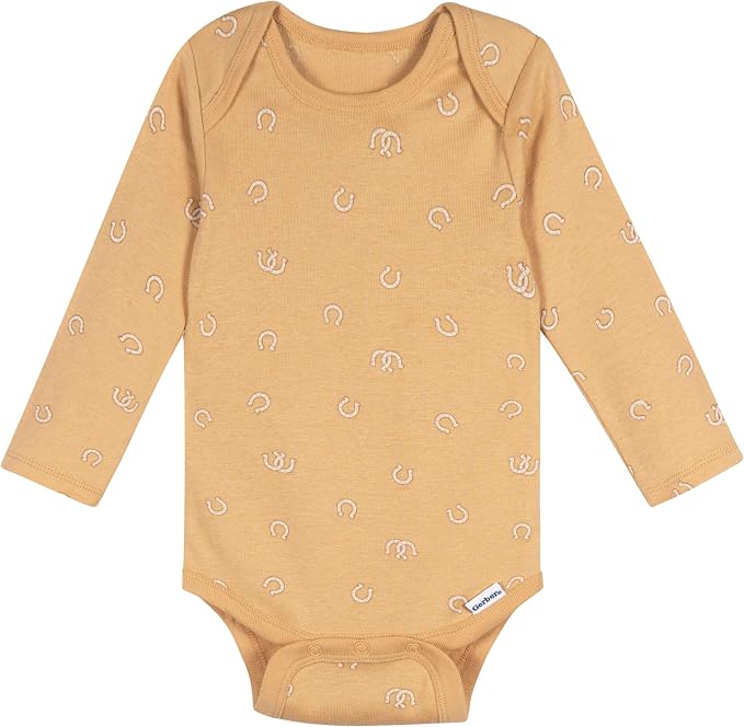 Gerber Baby Girls' 6-pack Long-sleeve Onesies Bodysuits - Image 4