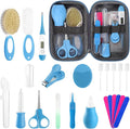Baby Healthcare and Grooming Kit for Newborn Kids, 24PCS Upgraded Safety Baby Care Kit, Newborn Nursery Health Care Set, Baby Care Products