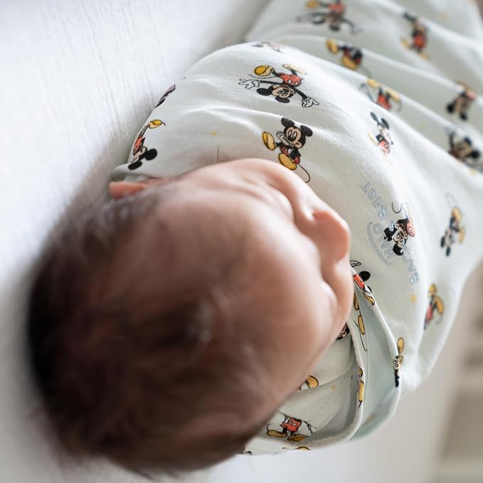 HALO Disney Baby 100% Cotton Sleepsack Swaddle, 3-Way Adjustable Wearable - Image 3