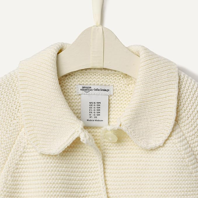 Amazon Essentials x Sofia Grainge Unisex Toddlers and Babies' Peter Pan Collar - Image 5