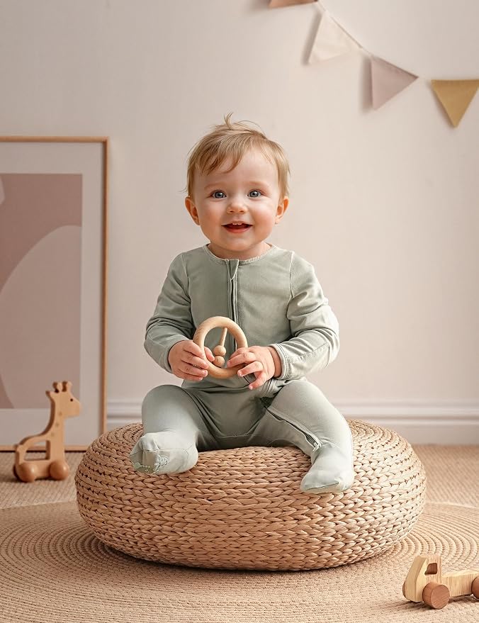 Yoofoss Viscose Bamboo Baby Pajamas Newborn Sleepers - Image 3