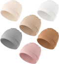 Konssy 6 Pack Baby Beanie Hats for Newborn Infant Girls Boys, 0-24 Months | by Konssy