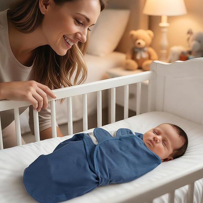 Cotton Swaddles for Newborn, Baby Newborn Swaddle 0-3 Month | 2-Pack Soft - Image 7