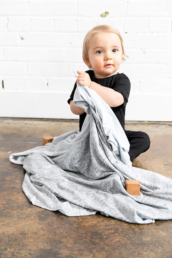 Copper Pearl Swaddle Blankets for Newborns | Soft Stretchy Receiving Blankets - Image 5