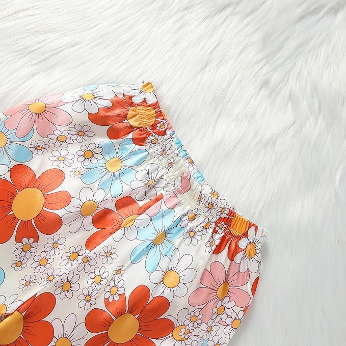 Kids Baby Girl Boy Satin Pajamas Set Button Down Sleep Shirt Top+Long Pants - Image 6