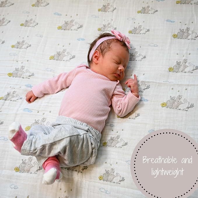 LollyBanks Baby Swaddle Blankets, 100% Organic Cotton Muslin Baby Blanket | 2 - Image 6