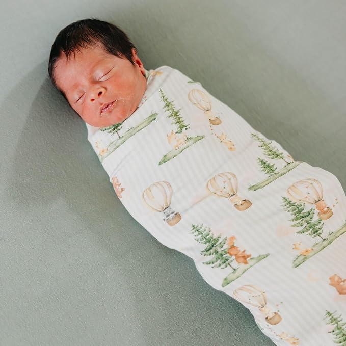 Copper Pearl Swaddle Blankets for Newborns | Soft Stretchy Receiving Blankets - Image 3