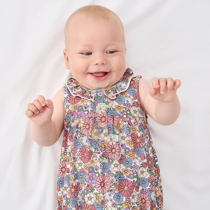 pureborn Baby Girls Boys Bodysuit One-Piece Romper 0-24 Months - Image 4