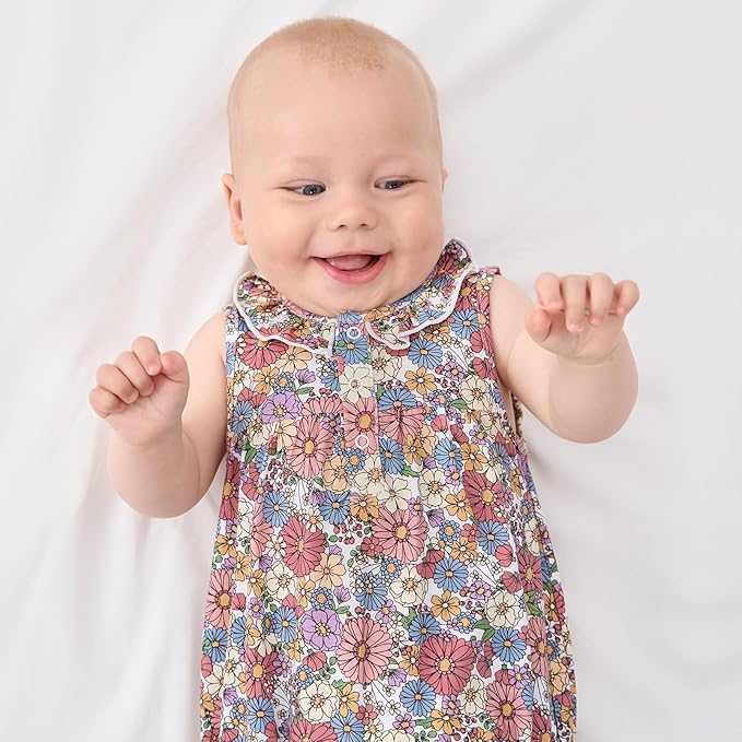 pureborn Baby Girls Boys Bodysuit One-Piece Romper 0-24 Months - Image 4