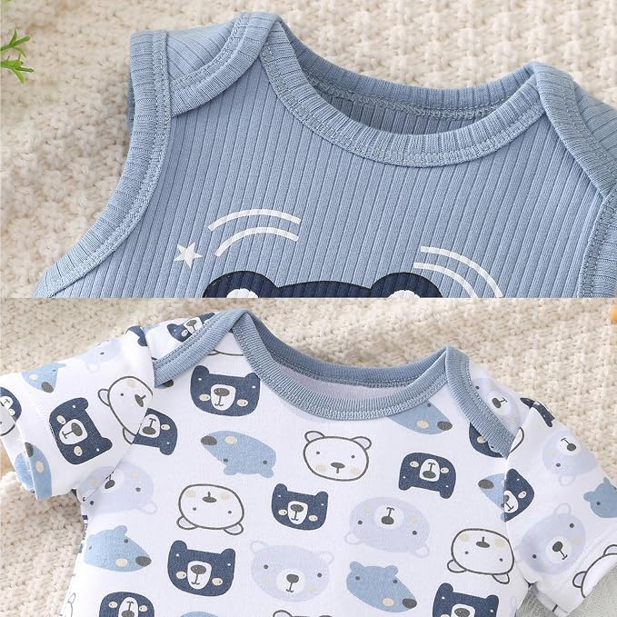 Baby Boys Romper Cotton Summer Infant Baby Boy Clothes | Short Sleeve Baby Boy - Image 5