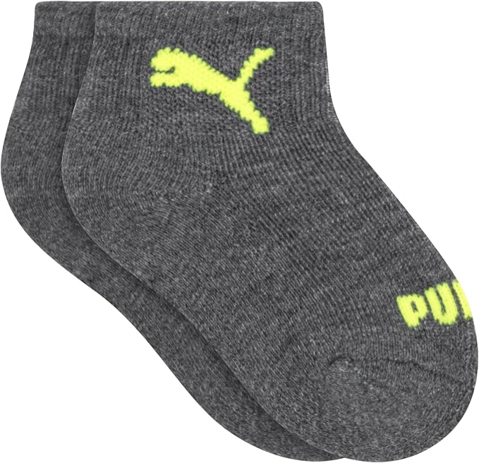 PUMA Unisex Baby 6-pack Infant Anklet Socks, Extra Cushion & Comfort-toe - Image 2