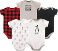 Hudson Baby Unisex Baby Cotton Bodysuits 5-pack by HudsonBaby