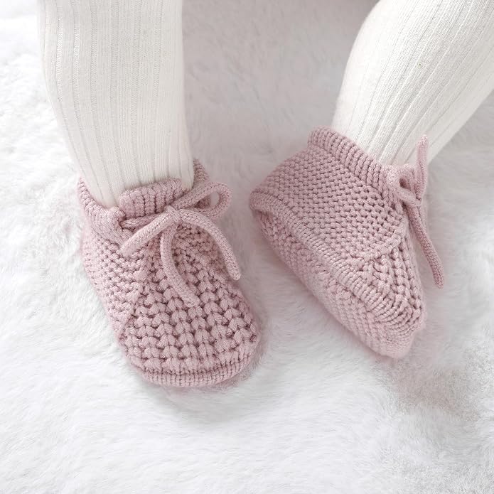 Baby Booties Newborn Baby First Shoes | Cozy Warm Knit Soft Booties - Image 2