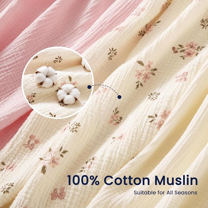 EXQ Home Muslin Swaddle Blankets - Image 4