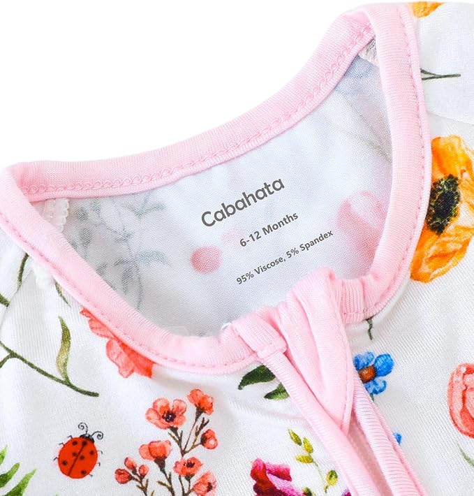 Baby Viscose of Bamboo Convertible Footie Pajamas - Image 4
