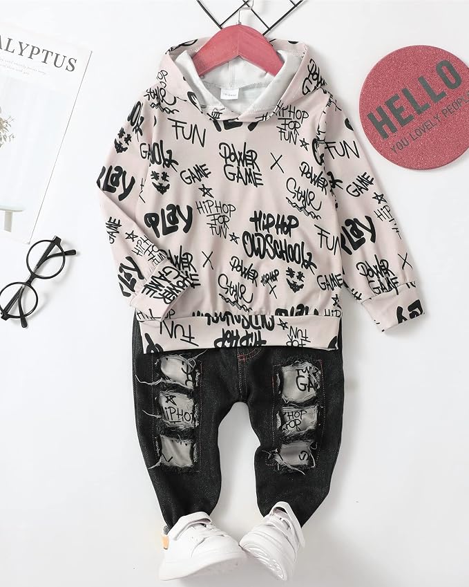 NZRVAWS Baby Boy Clothes Toddler Boy Outfit 2 3 4T 6 12 18 24 Month Fall Winter - Image 3