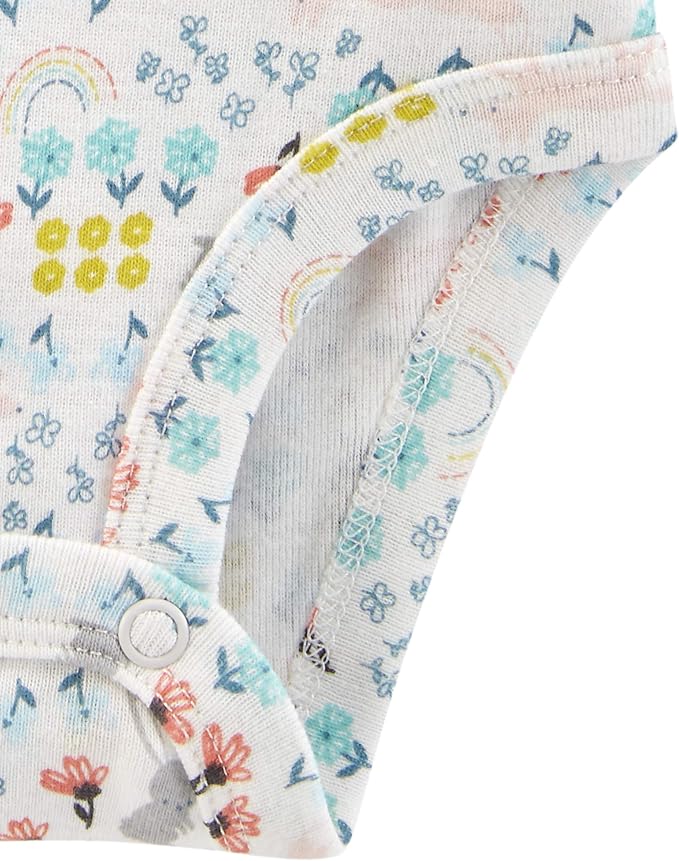 Simple Joys by Carter's Baby Girls 5-pack Long-sleeve Bodysuit - Image 5