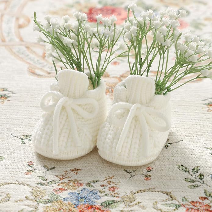 Baby Booties Newborn Baby First Shoes | Cozy Warm Knit Soft Booties - Image 3