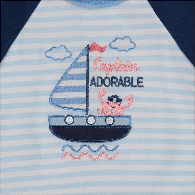 Cudlie 2-Pack Baby Boy Rompers – Soft Cotton, Everyday Comfort - Image 5