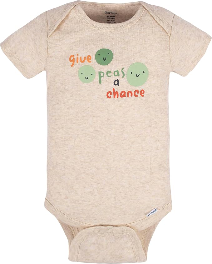 Gerber Baby Boys & Girls 8-Pack Short Sleeve Onesies Bodysuits - Image 3
