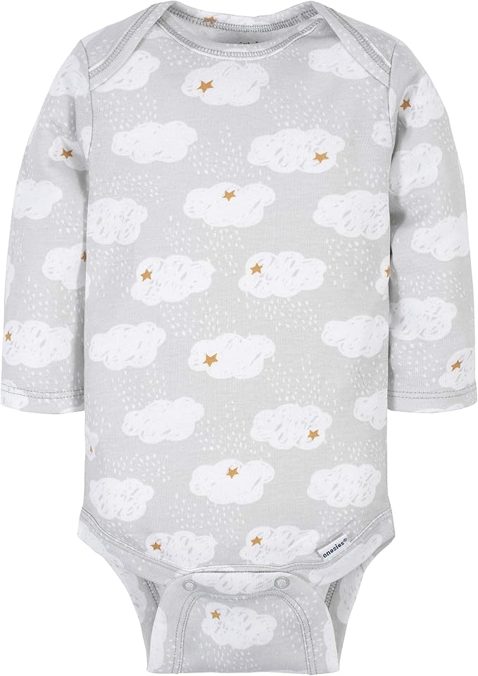 Gerber Baby 6 Pack Long-sleeve Onesies Bodysuit - Image 3
