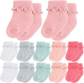 Toulite 12 Pair Preemie Newborn Baby Socks by Toulite