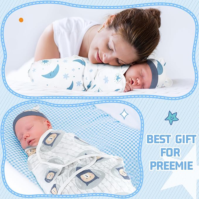 Buryeah 4 Pack Swaddle Blanket Wrap - Image 6