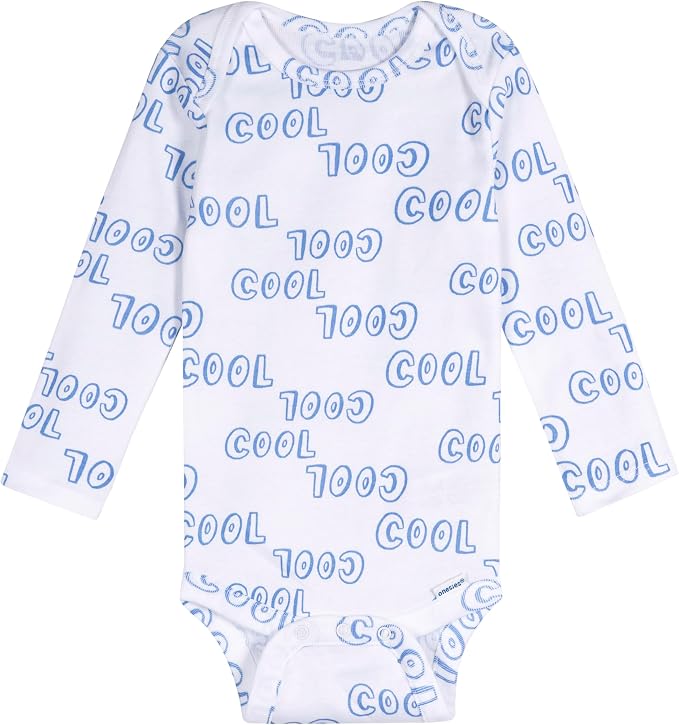 Onesies Brand Baby Boys & Girls 6-Pack Long Sleeve Bodysuits - Image 3