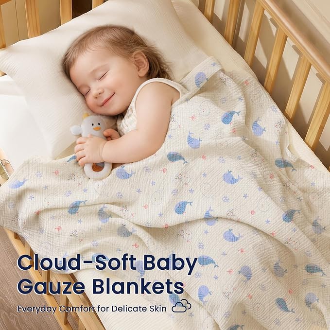 EXQ Home Muslin Swaddle Blankets - Image 2
