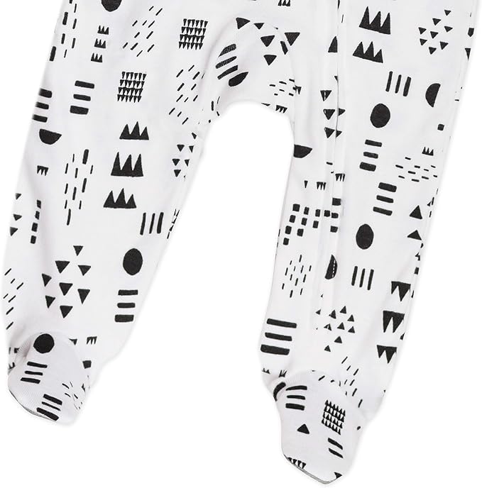 HonestBaby Baby Boys' Sleep & Play Footed One-piece Pajama Sleeper 100% Organic - Image 6