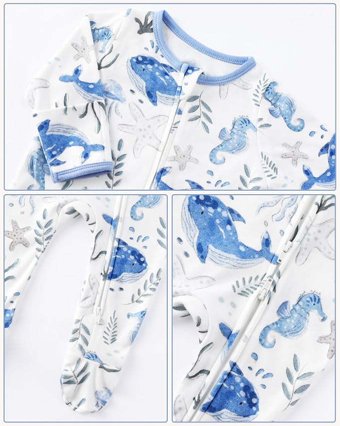 Baby Sleepers 100% Organic Cotton Pajamas - Image 6