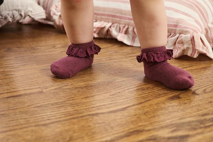 Modern Moments by Gerber Baby Boys & Girls Soft Cotton Ankle Socks - Image 2