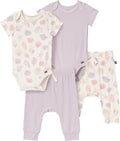 Modern Moments by Gerber Baby Viscose 4-Pack Bodysuit & Pant Set by ModernMomentsbyGerber