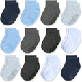 Baby Non-Slip Ankle Socks 12 Pack Soft Cotton by JAKIDAR