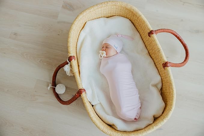 Copper Pearl Swaddle Blankets for Newborns | Soft Stretchy Receiving Blankets - Image 5