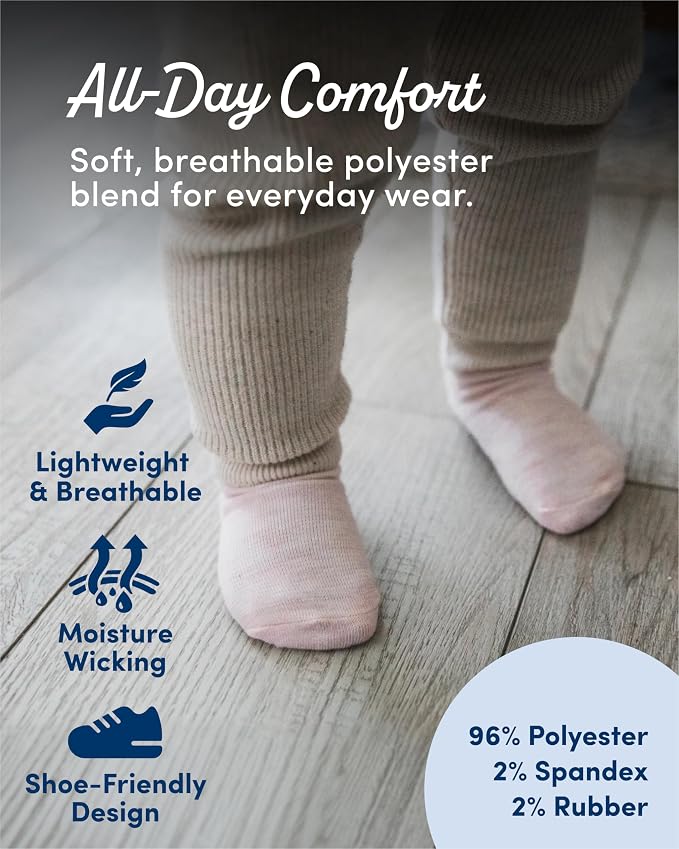 Fruit of the Loom Baby 22-Pack Grow & Fit Flex Zones Low Cut Stretch Socks - Image 3