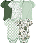Yoofoss Baby Bodysuits 100% Organic Cotton Baby Short Sleeve Baby Boys Girls by YOOFOSS