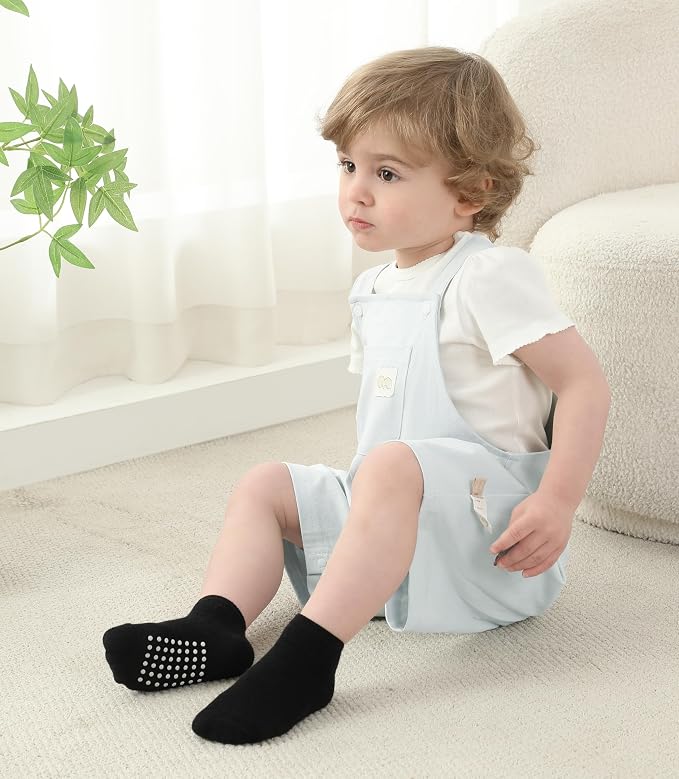 Baby Non-Slip Ankle Socks 12 Pack Soft Cotton - Image 2