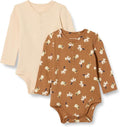 Amazon Essentials Unisex Babies' Long-Sleeve Cotton Henley Bodysuits by AmazonEssentials