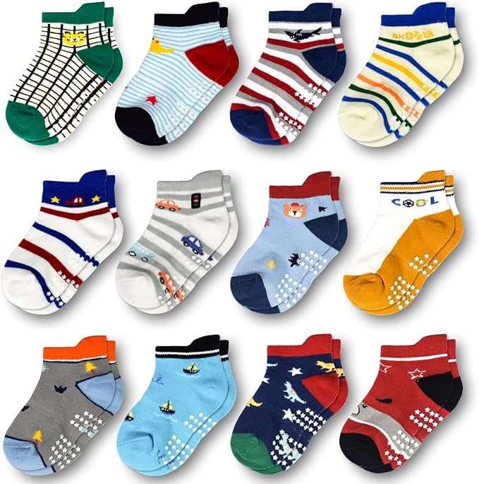 Tphon Non Slip Kids Toddler Socks by TPHON